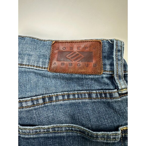 Joseph Abboud Men’s Slim Fit Jeans 32x30 Distressed Denim Blue Used - Picture 2 of 8